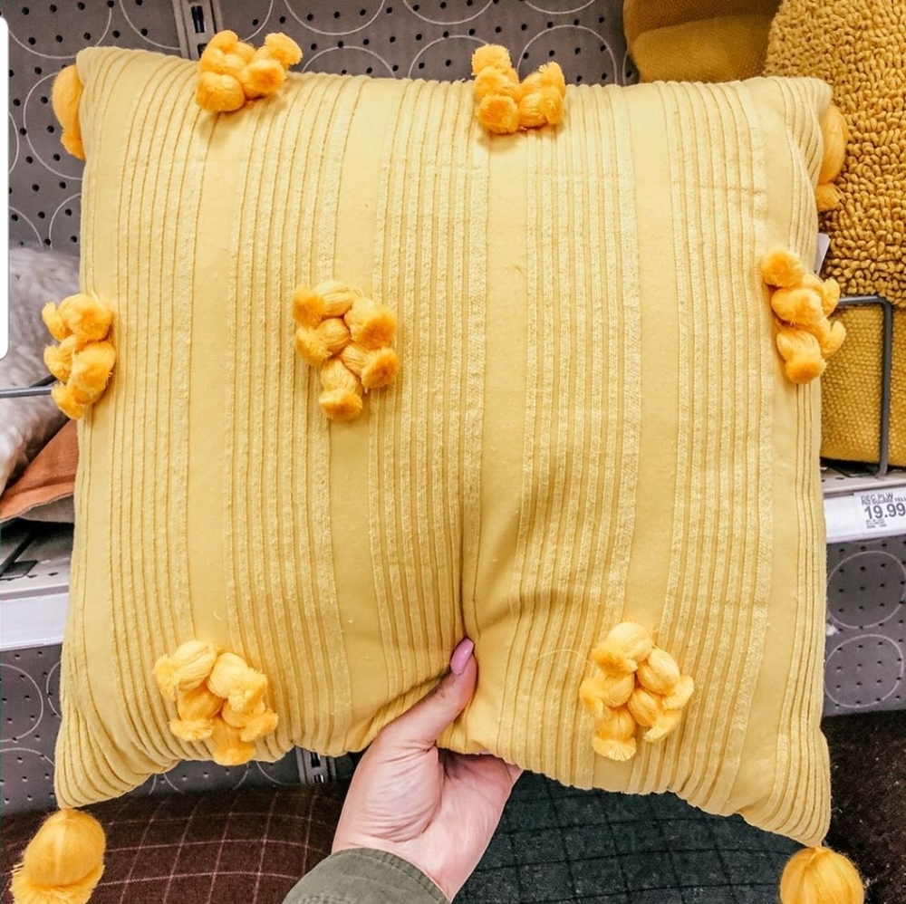Opalhouse Square Yellow Cotton Ribbed - Picture 6 of 6